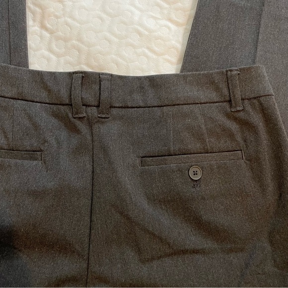 Talbots Charcoal Gray Cotton Blend Pants Slacks Women’s 10 Business Casual Light - Picture 6 of 10